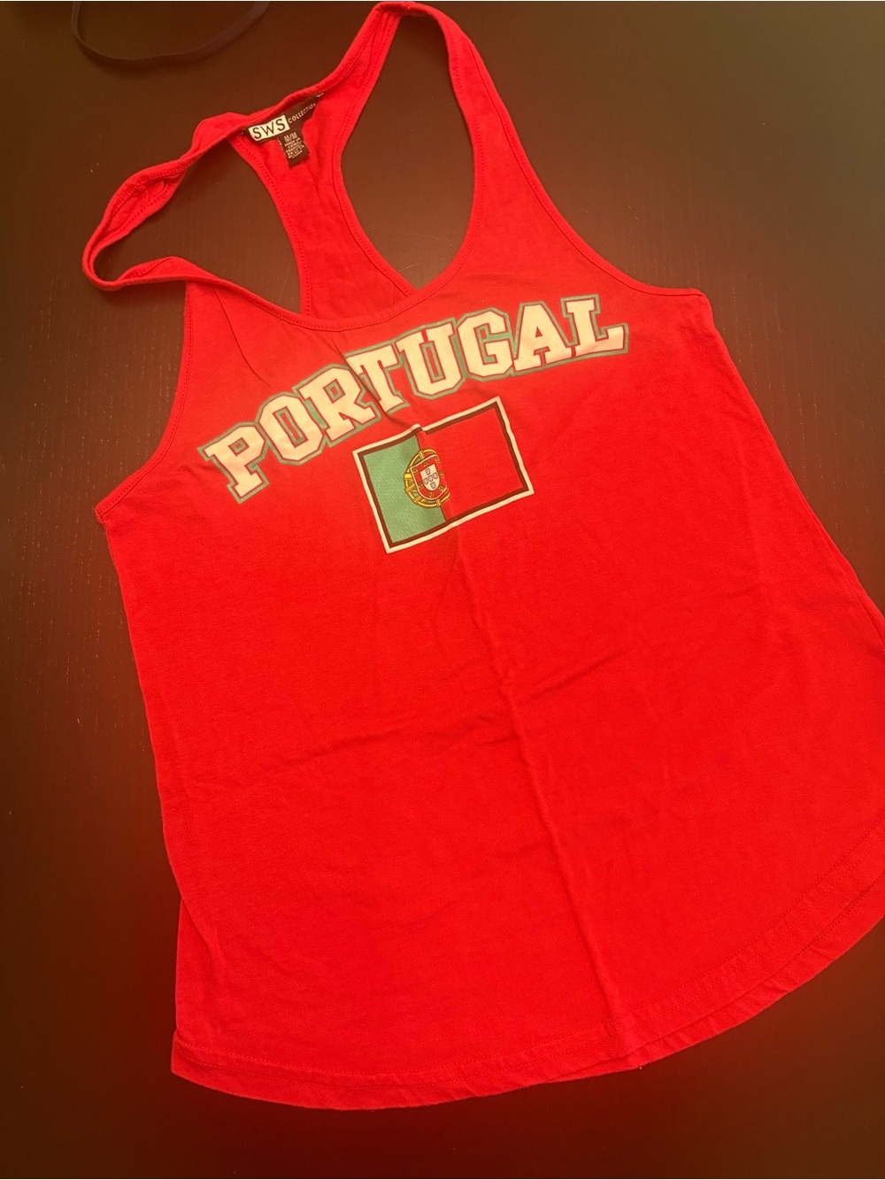 SWS Collection Medium Bright Red Portugal Tank Top 🇵🇹